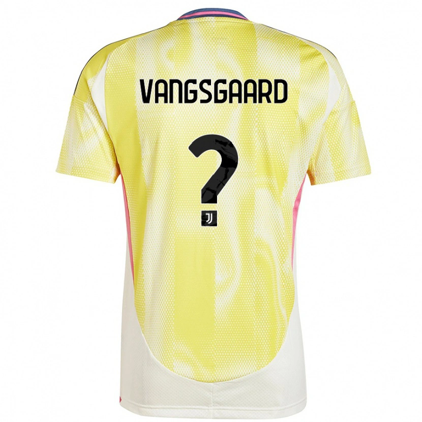 Danxen Kinder Amalie Vangsgaard #0 Solargelb Auswärtstrikot Trikot 2024/25 T-Shirt