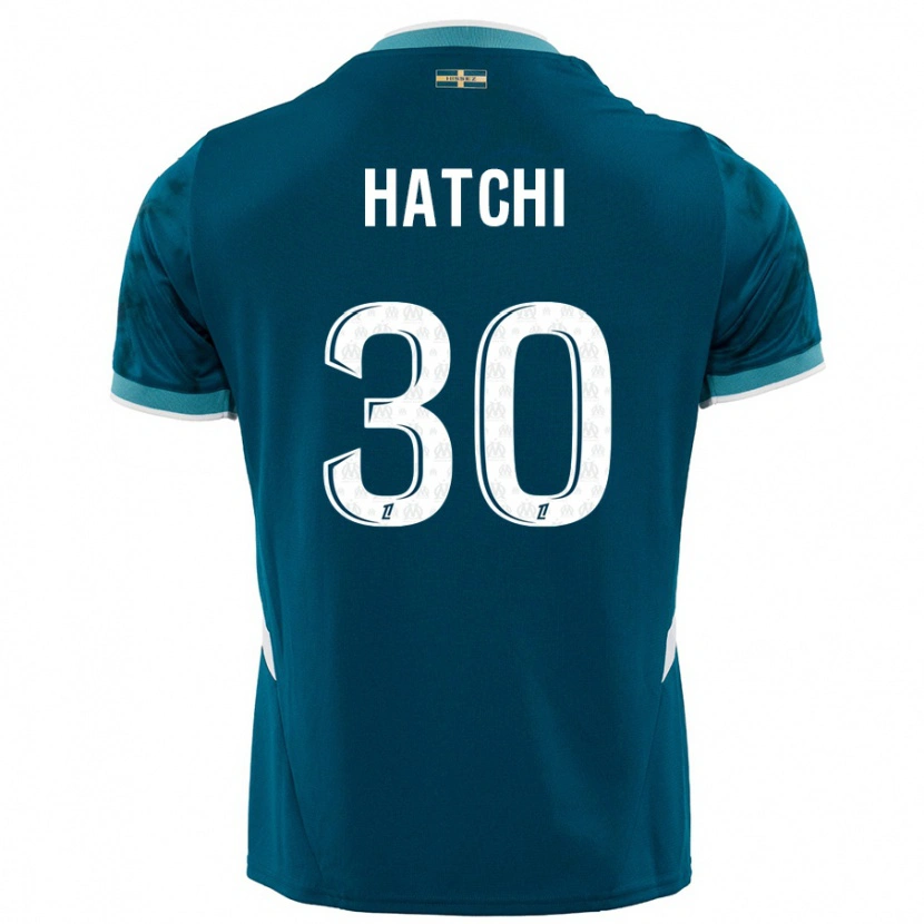 Danxen Kinder Anaïs Hatchi #30 Türkisblau Auswärtstrikot Trikot 2024/25 T-Shirt