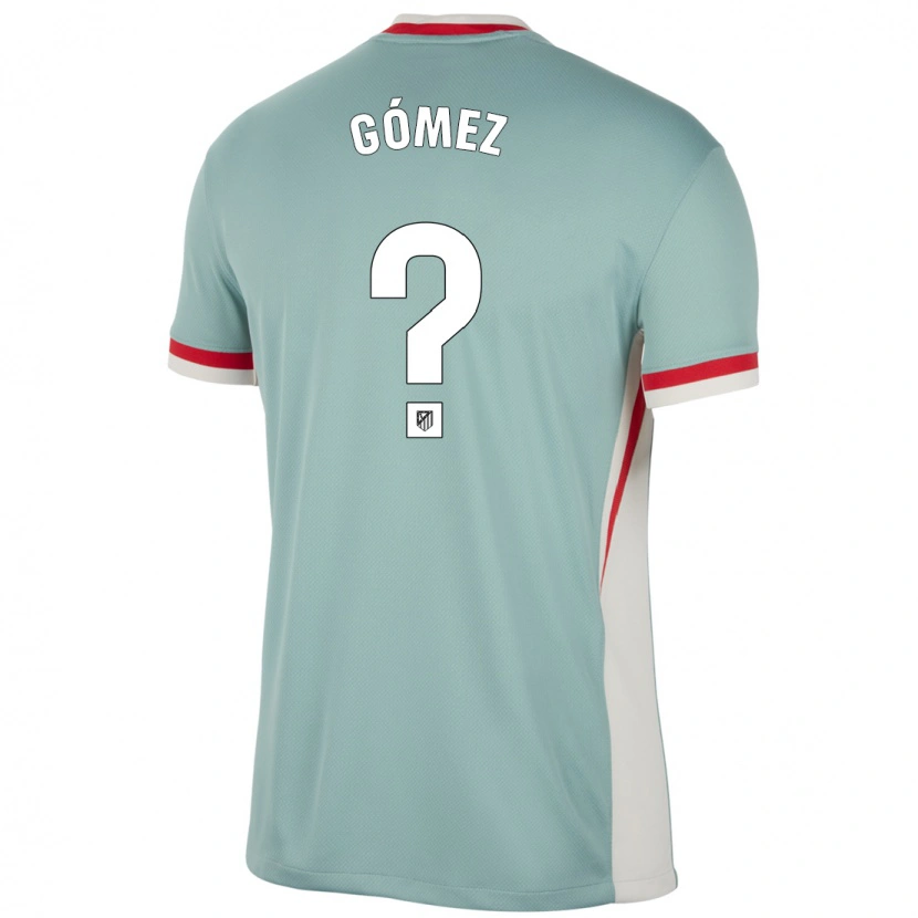 Danxen Kinder Rubén Gómez #0 Hellbeige Blau Auswärtstrikot Trikot 2024/25 T-Shirt