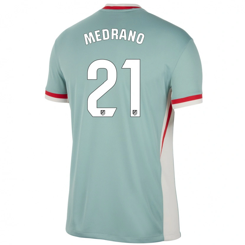 Danxen Kinder Fernando Medrano #21 Hellbeige Blau Auswärtstrikot Trikot 2024/25 T-Shirt