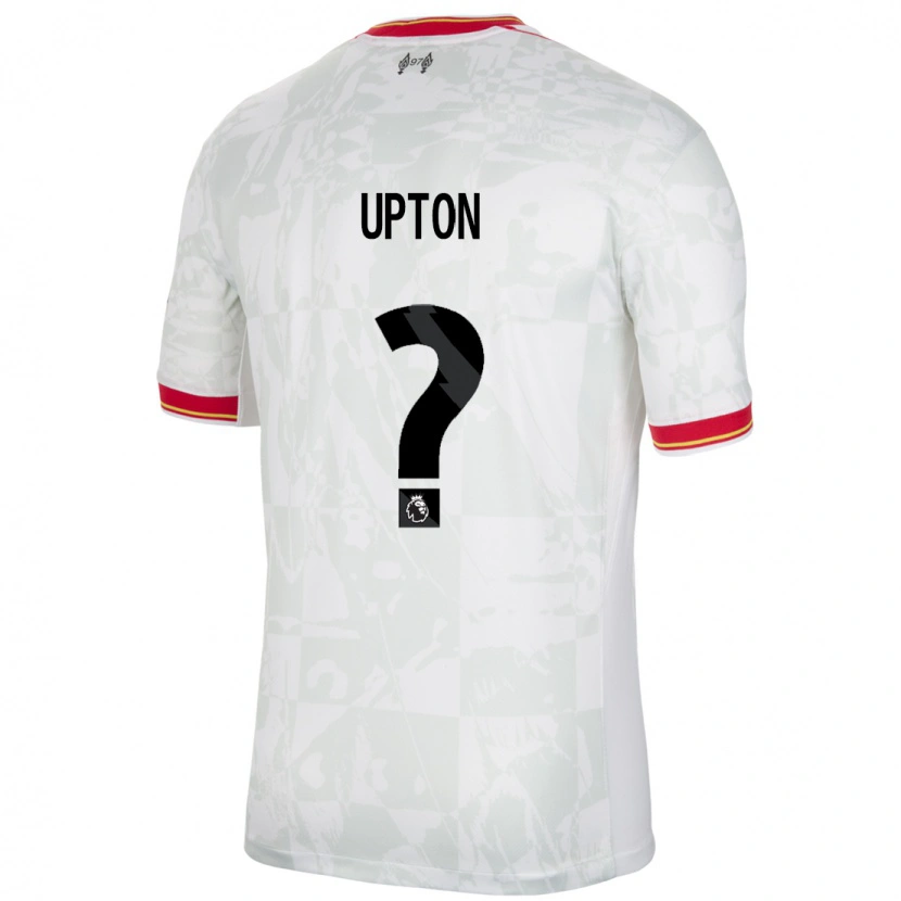 Danxen Kinder Joe Upton #0 Weiß Rot Schwarz Ausweichtrikot Trikot 2024/25 T-Shirt