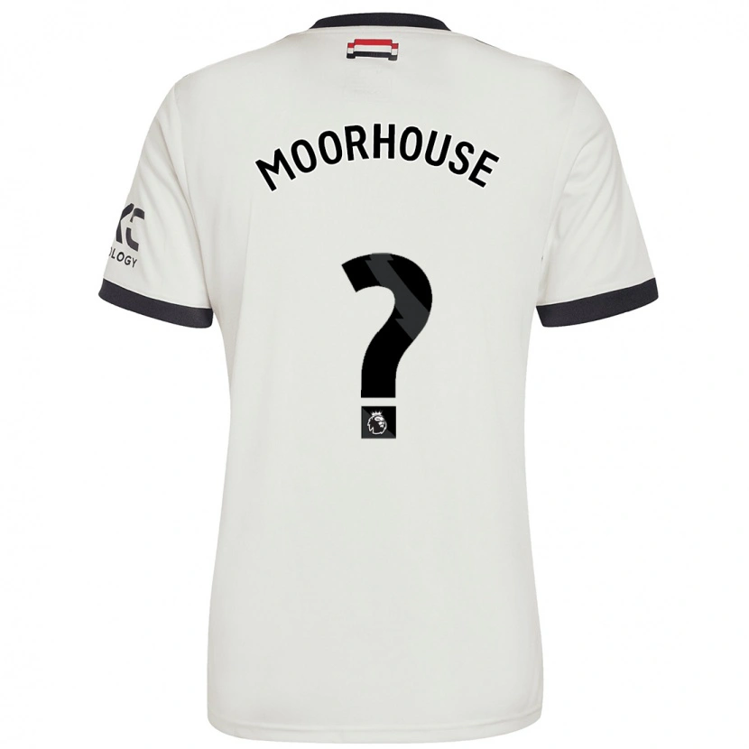 Danxen Kinder Jack Moorhouse #0 Cremeweiß Ausweichtrikot Trikot 2024/25 T-Shirt