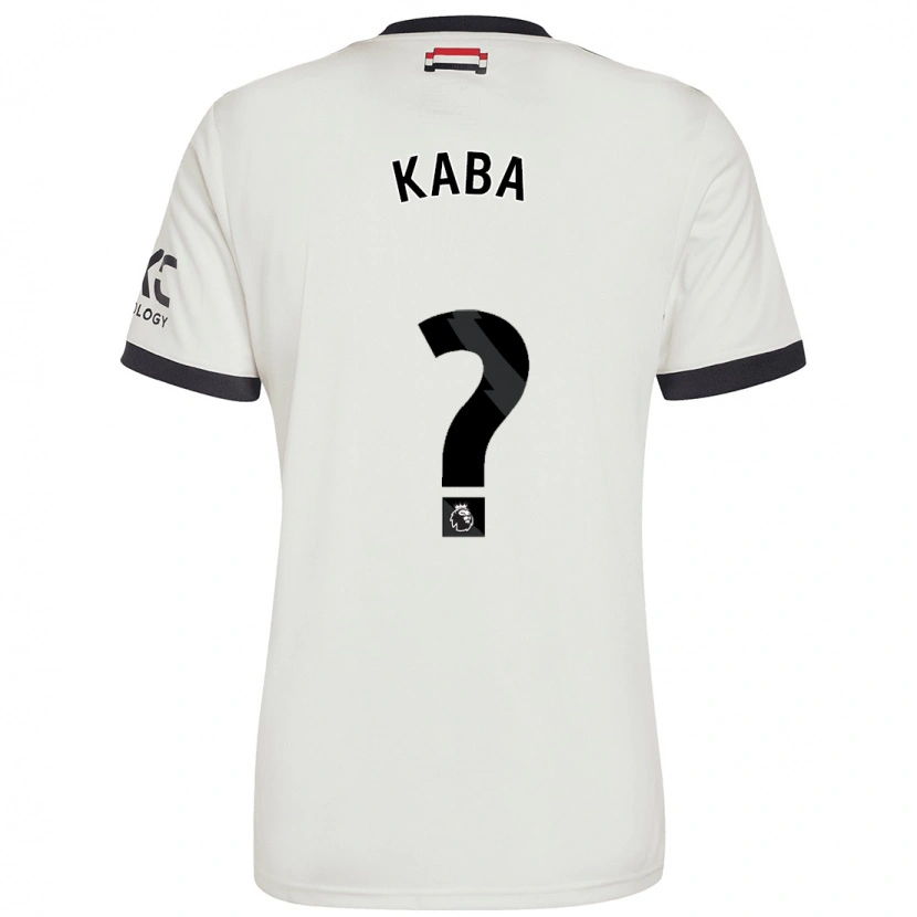 Danxen Kinder Sekou Kaba #0 Cremeweiß Ausweichtrikot Trikot 2024/25 T-Shirt