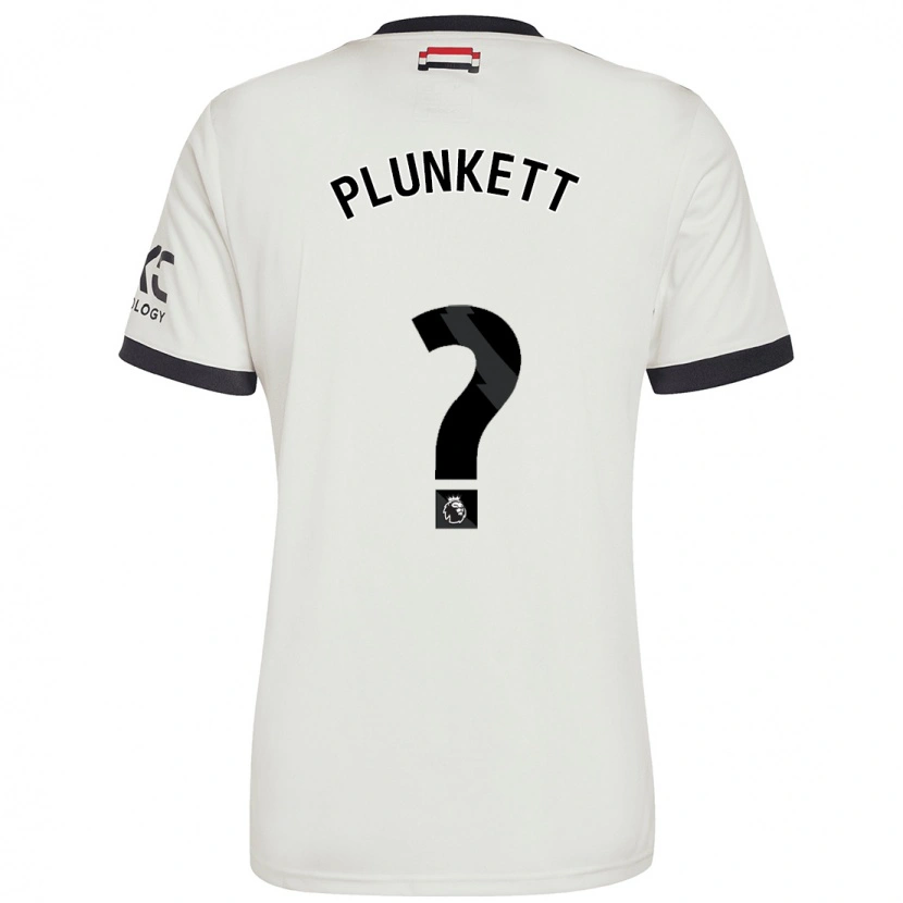 Danxen Kinder Dante Plunkett #0 Cremeweiß Ausweichtrikot Trikot 2024/25 T-Shirt