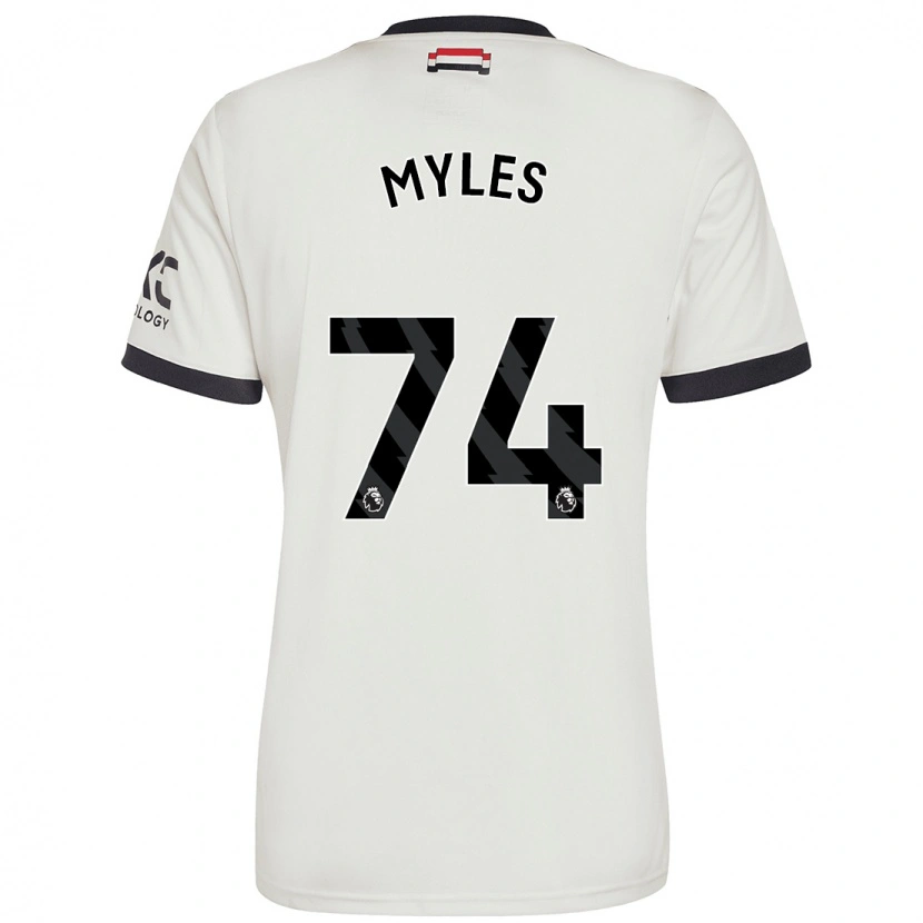 Danxen Kinder Tom Myles #74 Cremeweiß Ausweichtrikot Trikot 2024/25 T-Shirt