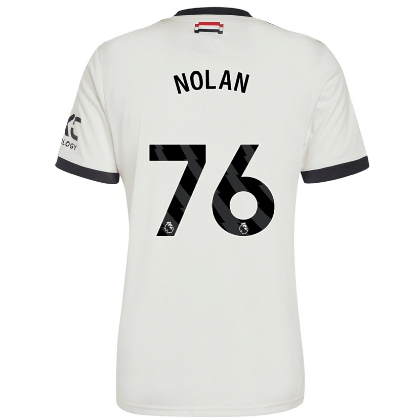 Danxen Kinder James Nolan #76 Cremeweiß Ausweichtrikot Trikot 2024/25 T-Shirt