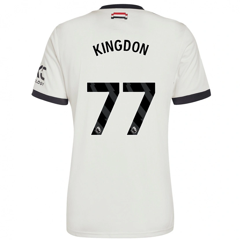 Danxen Kinder Jack Kingdon #77 Cremeweiß Ausweichtrikot Trikot 2024/25 T-Shirt