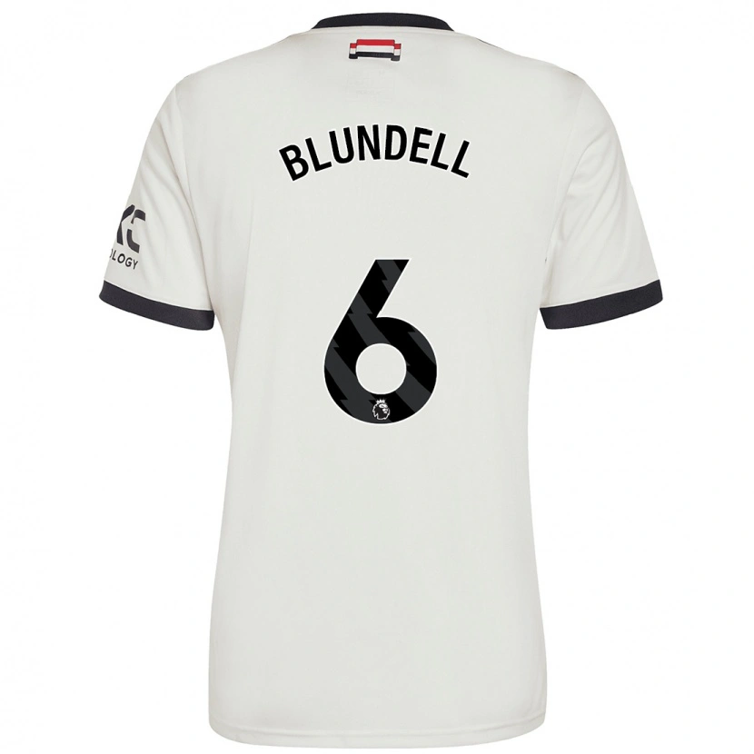 Danxen Kinder Hannah Blundell #6 Cremeweiß Ausweichtrikot Trikot 2024/25 T-Shirt