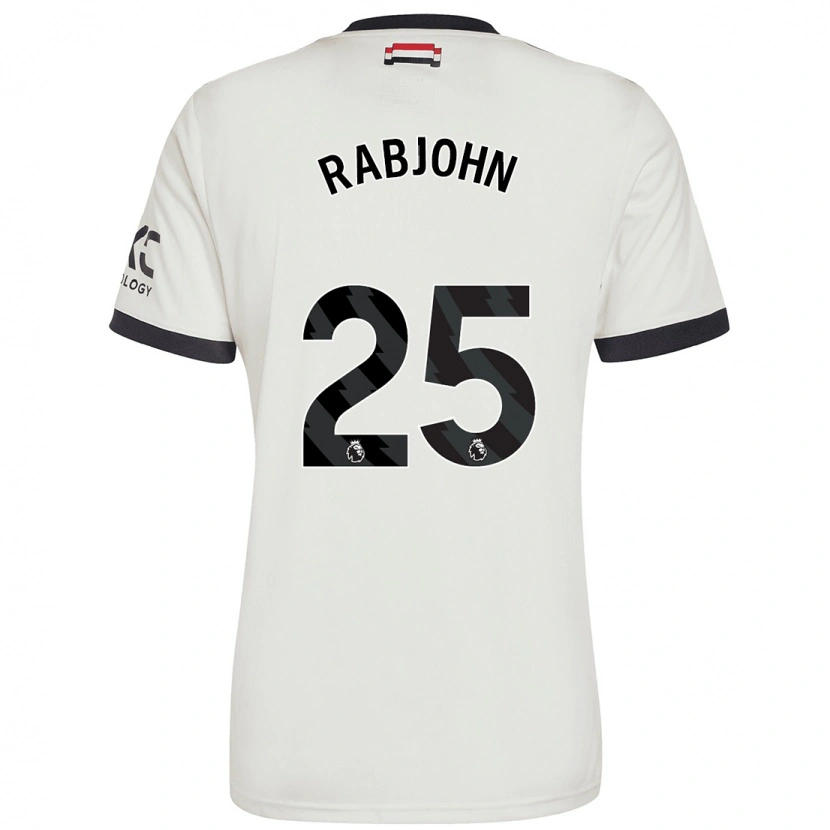 Danxen Kinder Evie Rabjohn #25 Cremeweiß Ausweichtrikot Trikot 2024/25 T-Shirt