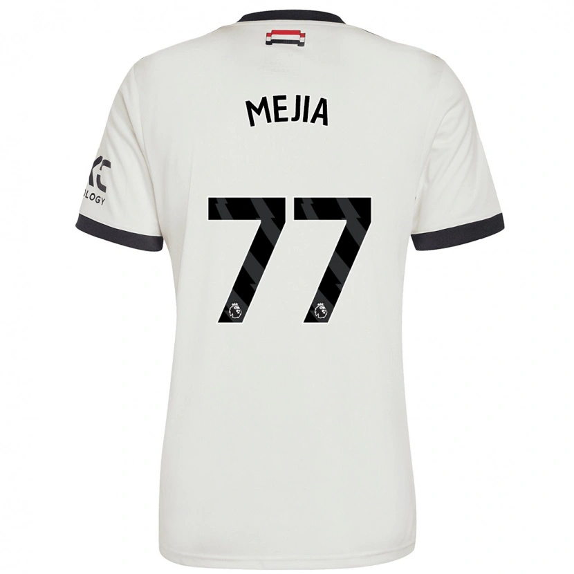 Danxen Kinder Mateo Mejia #77 Cremeweiß Ausweichtrikot Trikot 2024/25 T-Shirt
