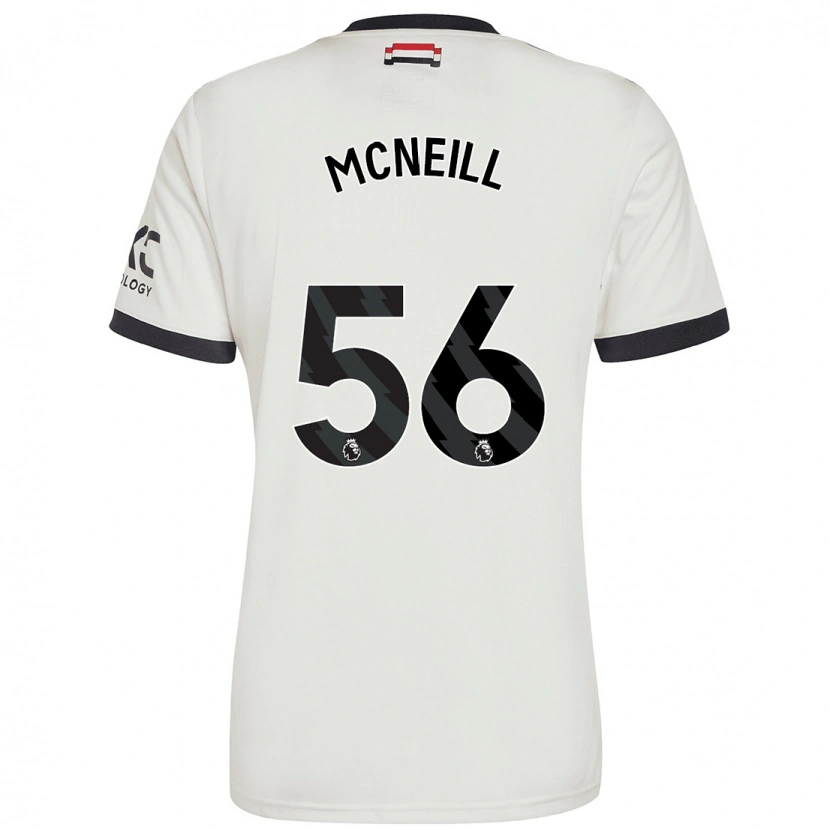 Danxen Kinder Charlie Mcneill #56 Cremeweiß Ausweichtrikot Trikot 2024/25 T-Shirt