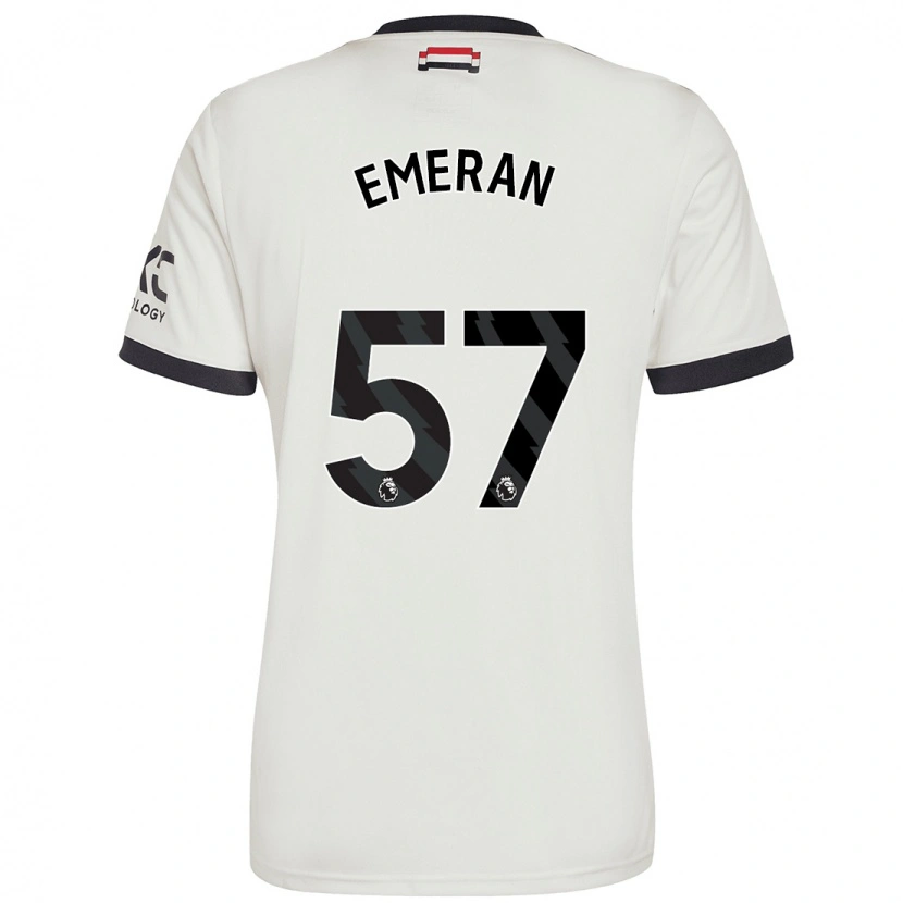Danxen Kinder Noam Emeran #57 Cremeweiß Ausweichtrikot Trikot 2024/25 T-Shirt