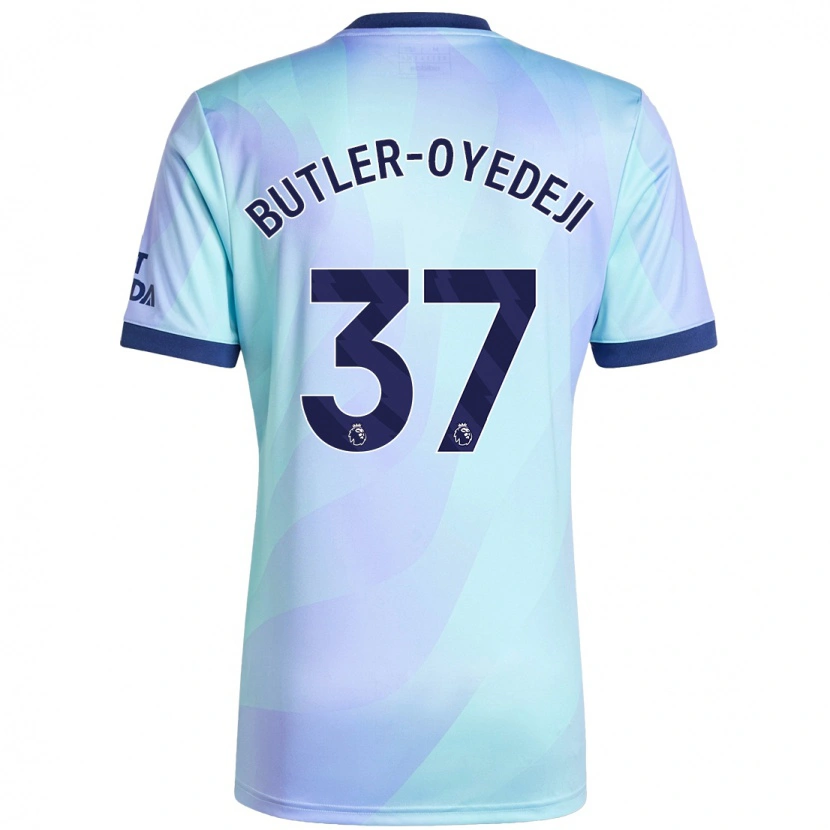 Danxen Kinder Nathan Butler-Oyedeji #37 Aquamarin Ausweichtrikot Trikot 2024/25 T-Shirt