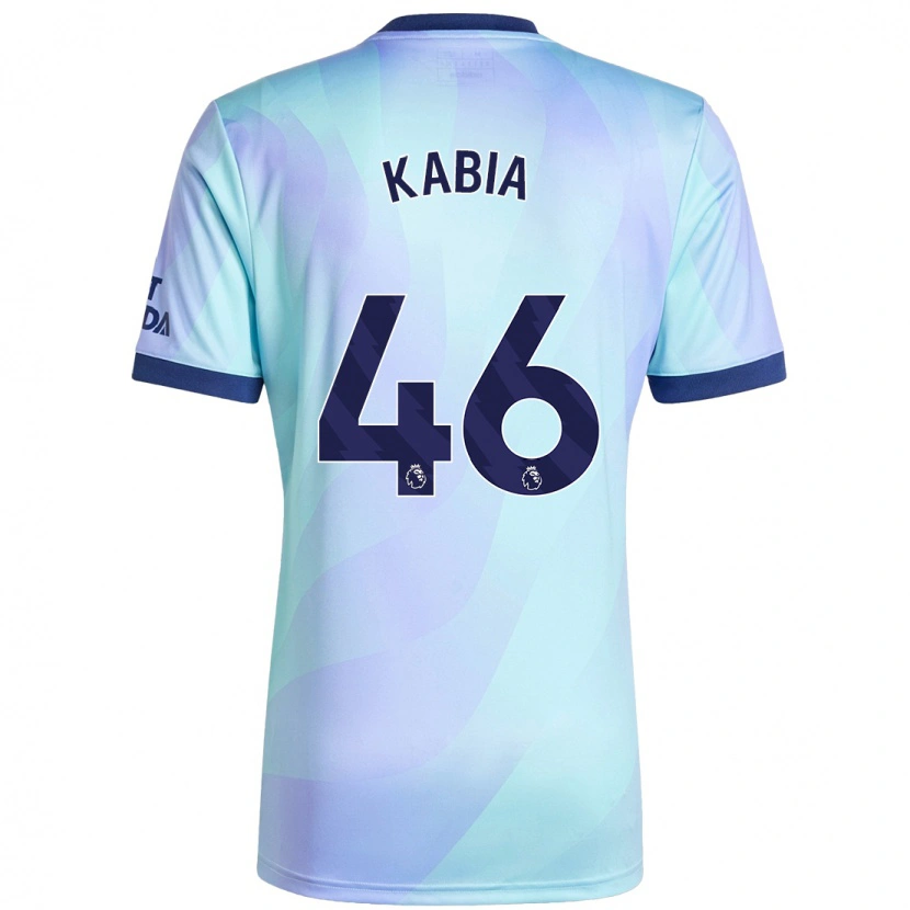 Danxen Kinder Ismeal Kabia #46 Aquamarin Ausweichtrikot Trikot 2024/25 T-Shirt