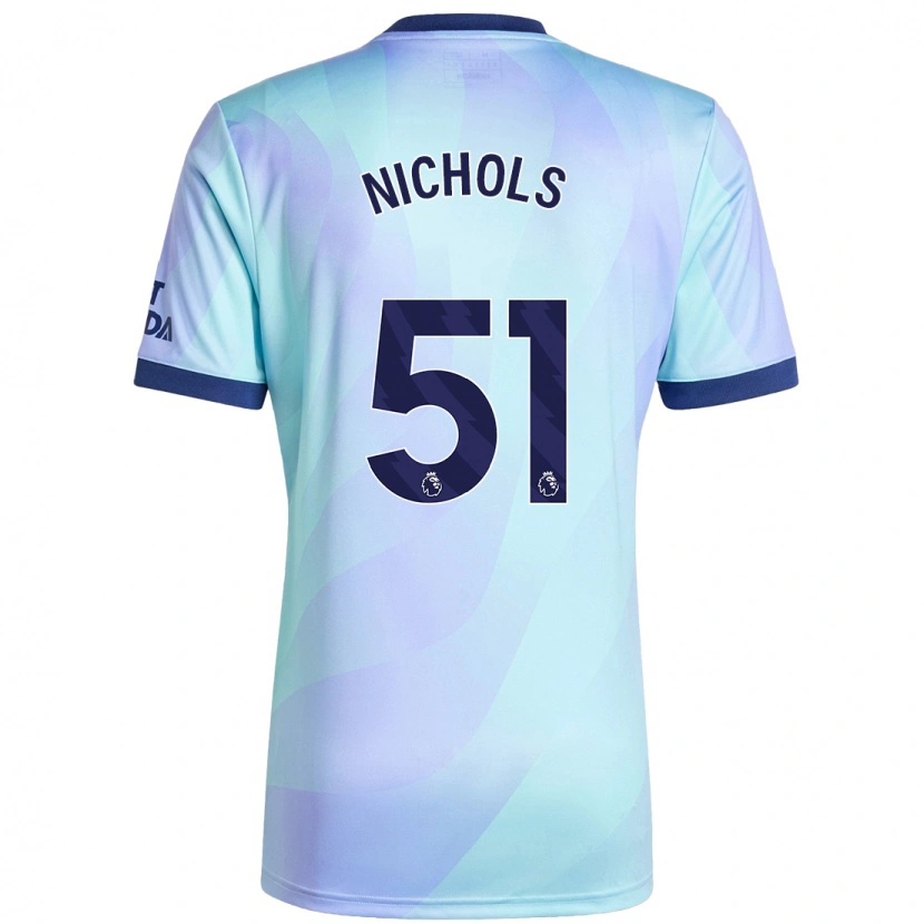 Danxen Kinder Josh Nichols #51 Aquamarin Ausweichtrikot Trikot 2024/25 T-Shirt