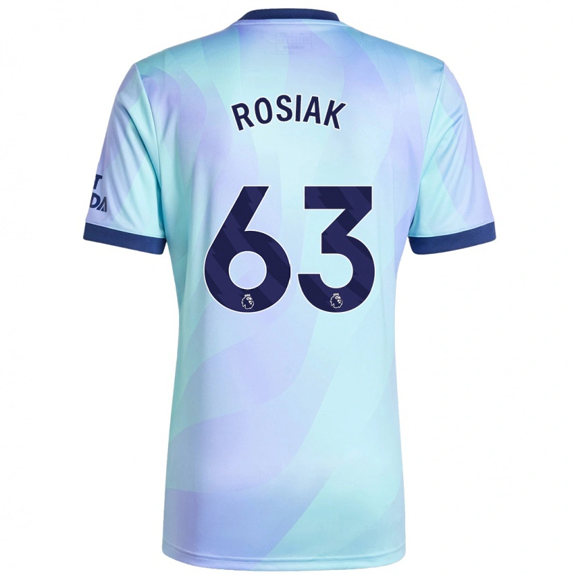 Danxen Kinder Michal Rosiak #63 Aquamarin Ausweichtrikot Trikot 2024/25 T-Shirt
