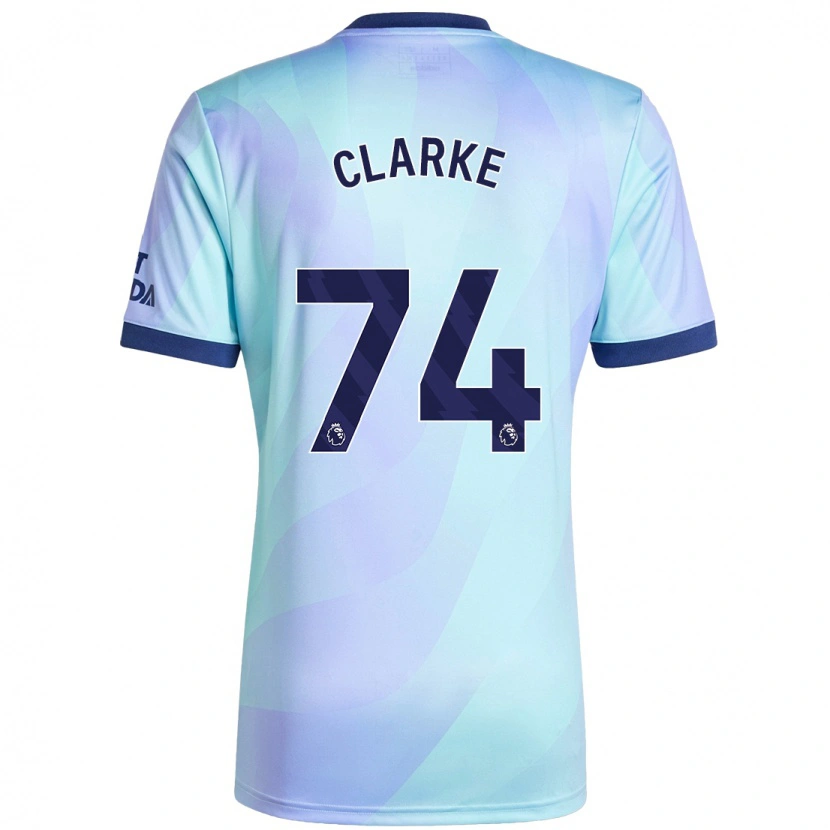 Danxen Kinder Brayden Clarke #74 Aquamarin Ausweichtrikot Trikot 2024/25 T-Shirt