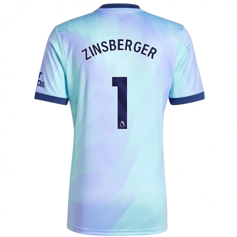 Danxen Kinder Manuela Zinsberger #1 Aquamarin Ausweichtrikot Trikot 2024/25 T-Shirt