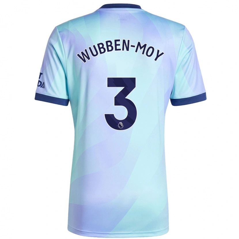 Danxen Kinder Lotte Wubben-Moy #3 Aquamarin Ausweichtrikot Trikot 2024/25 T-Shirt