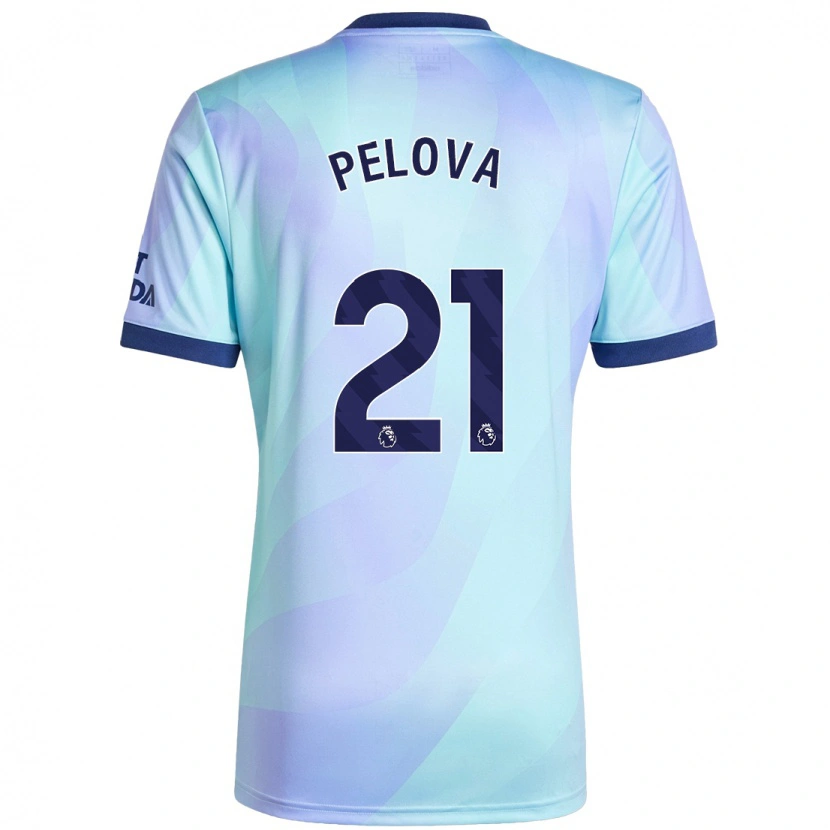 Danxen Kinder Victoria Pelova #21 Aquamarin Ausweichtrikot Trikot 2024/25 T-Shirt