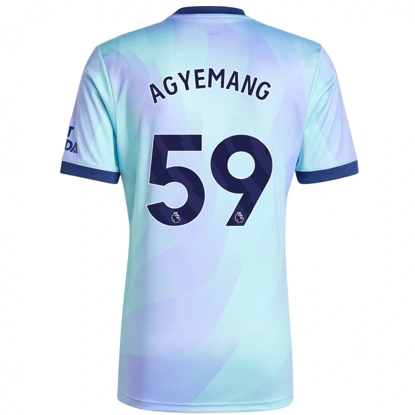 Danxen Kinder Michelle Agyemang #59 Aquamarin Ausweichtrikot Trikot 2024/25 T-Shirt