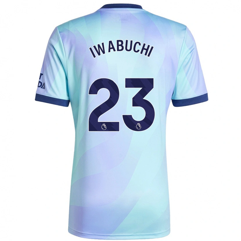 Danxen Kinder Mana Iwabuchi #23 Aquamarin Ausweichtrikot Trikot 2024/25 T-Shirt