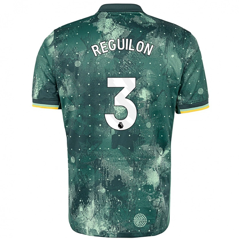 Danxen Kinder Sergio Reguilón #3 Mintgrün Ausweichtrikot Trikot 2024/25 T-Shirt