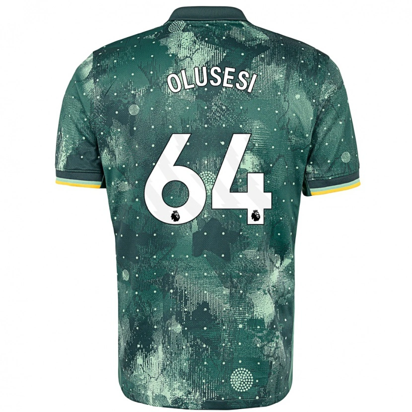 Danxen Kinder Callum Olusesi #64 Mintgrün Ausweichtrikot Trikot 2024/25 T-Shirt