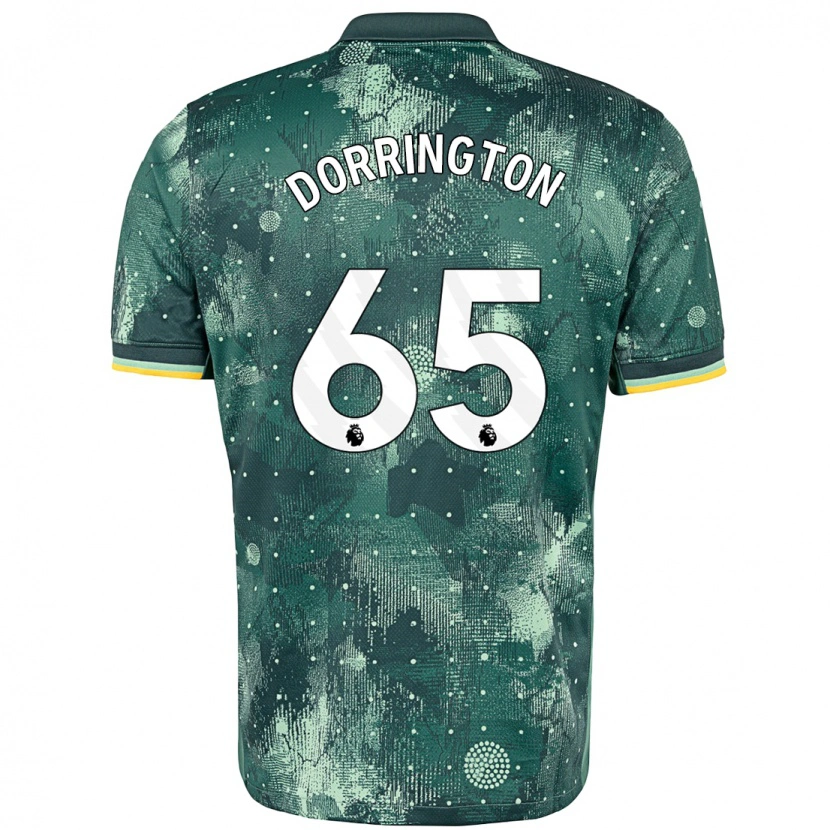 Danxen Kinder Alfie Dorrington #65 Mintgrün Ausweichtrikot Trikot 2024/25 T-Shirt