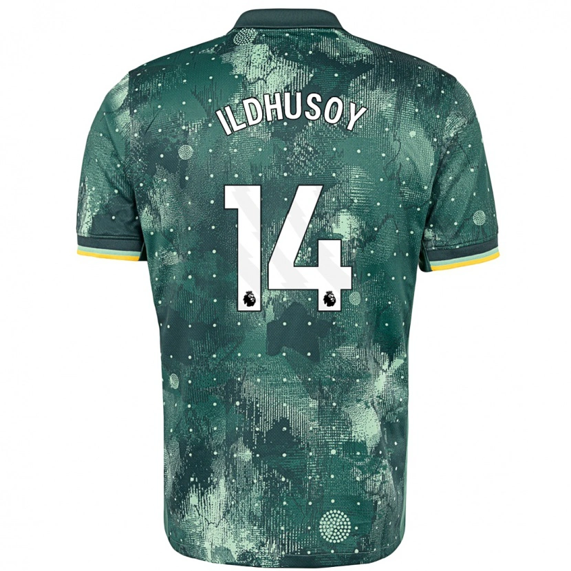 Danxen Kinder Celin Bizet Ildhusøy #14 Mintgrün Ausweichtrikot Trikot 2024/25 T-Shirt