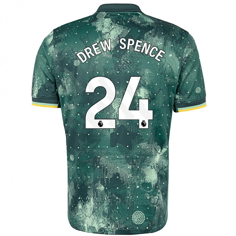 Danxen Kinder Drew Spence #24 Mintgrün Ausweichtrikot Trikot 2024/25 T-Shirt