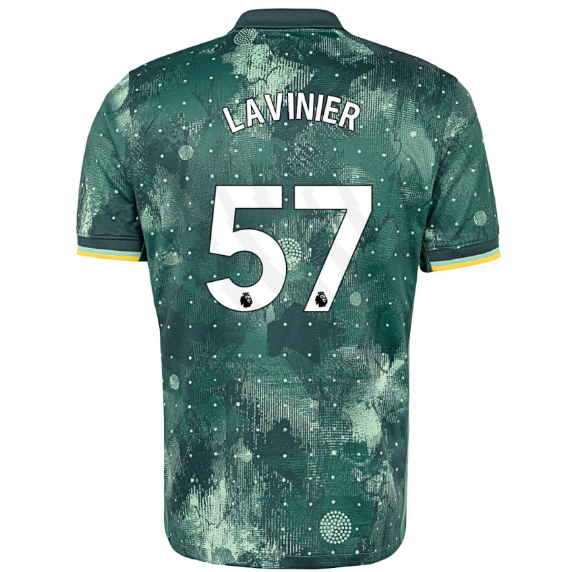 Danxen Kinder Marcel Lavinier #57 Mintgrün Ausweichtrikot Trikot 2024/25 T-Shirt