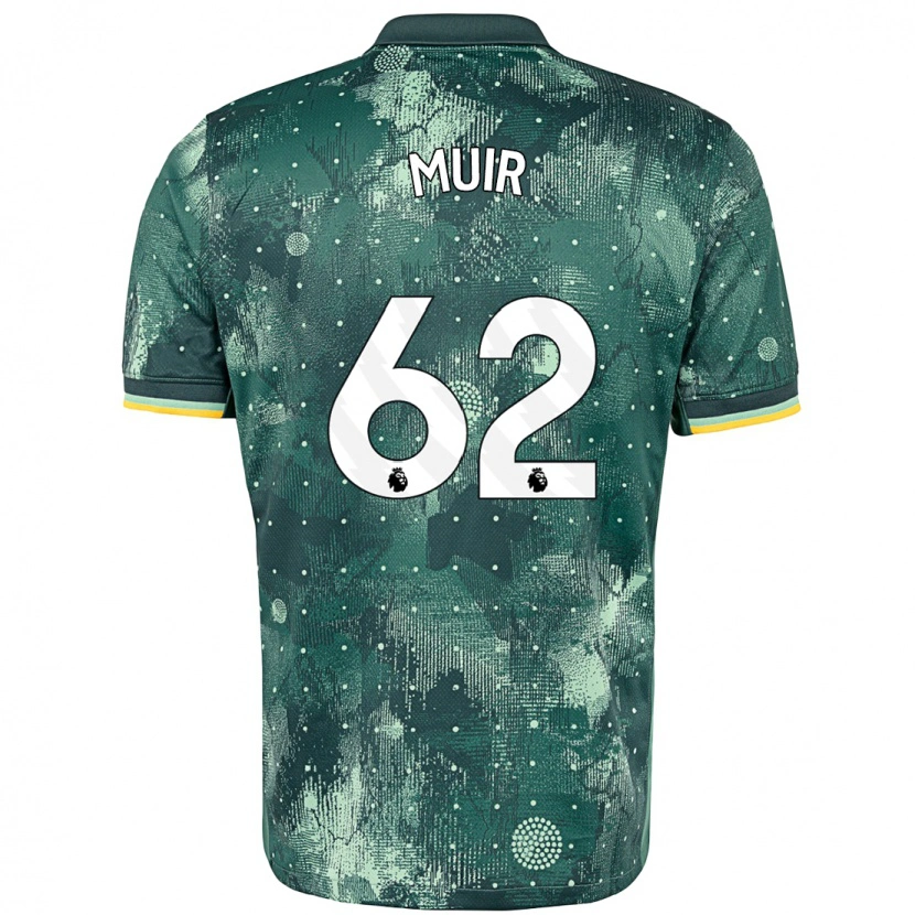 Danxen Kinder Marqes Muir #62 Mintgrün Ausweichtrikot Trikot 2024/25 T-Shirt