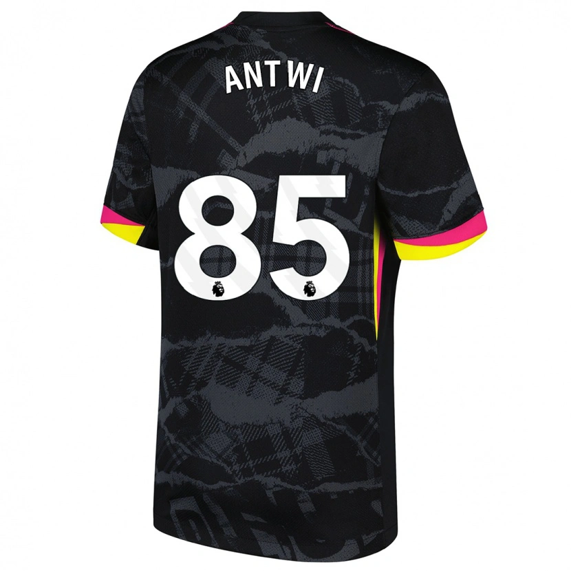 Danxen Kinder Genesis Antwi #85 Schwarz Rosa Ausweichtrikot Trikot 2024/25 T-Shirt