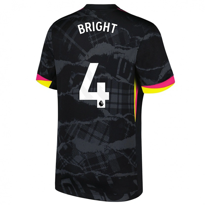 Danxen Kinder Millie Bright #4 Schwarz Rosa Ausweichtrikot Trikot 2024/25 T-Shirt