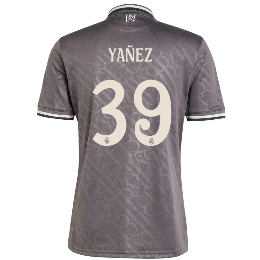 Danxen Kinder Daniel Yañez #39 Anthrazit Ausweichtrikot Trikot 2024/25 T-Shirt