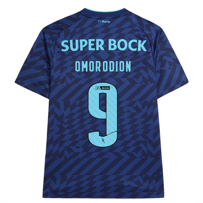 Danxen Kinder Samu Omorodion #9 Marineblau Ausweichtrikot Trikot 2024/25 T-Shirt