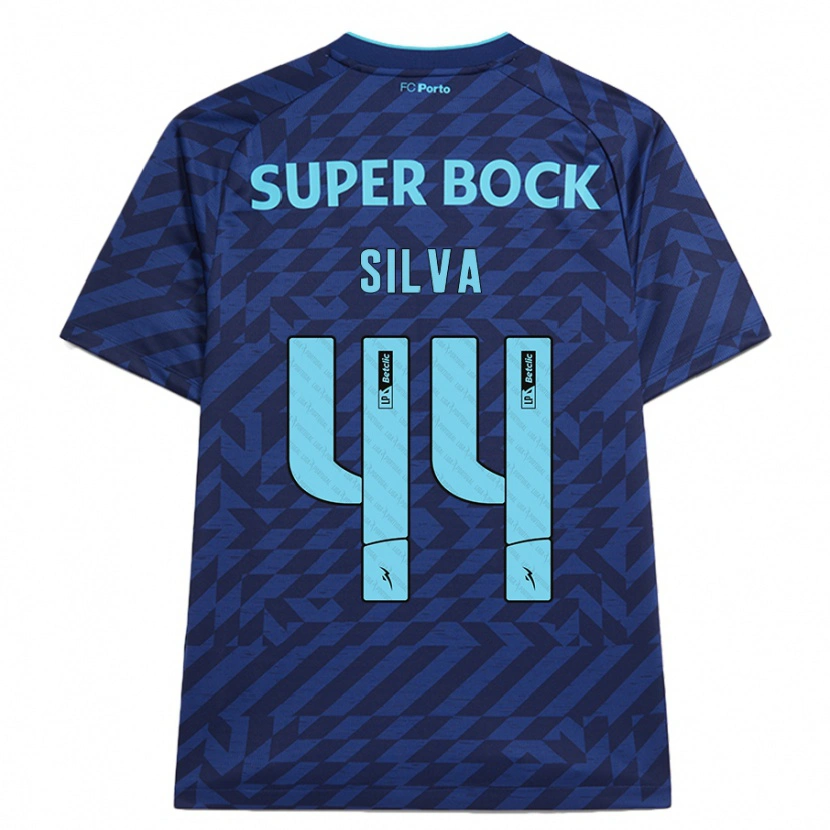 Danxen Kinder Felipe Silva #44 Marineblau Ausweichtrikot Trikot 2024/25 T-Shirt