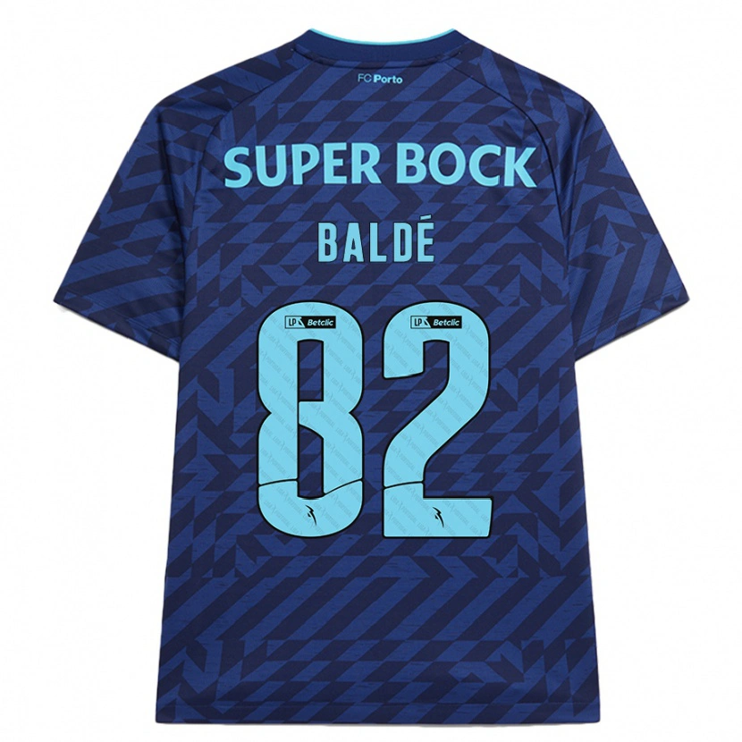 Danxen Kinder Alfa Baldé #82 Marineblau Ausweichtrikot Trikot 2024/25 T-Shirt