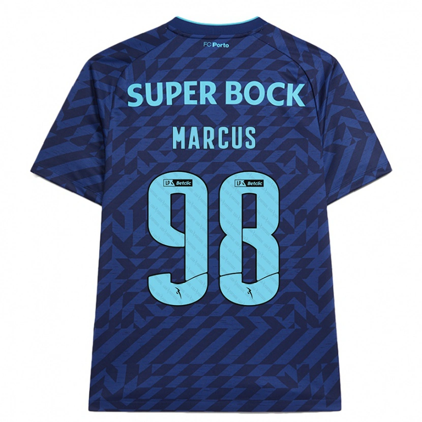 Danxen Kinder Abraham Marcus #98 Marineblau Ausweichtrikot Trikot 2024/25 T-Shirt