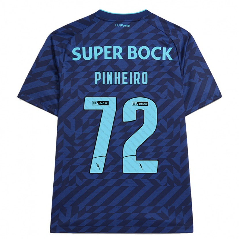 Danxen Kinder Rodrigo Pinheiro #72 Marineblau Ausweichtrikot Trikot 2024/25 T-Shirt