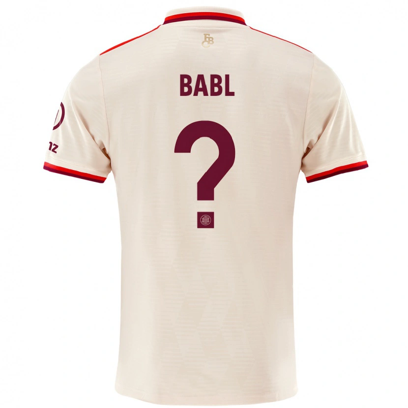 Danxen Kinder Luca Babl #0 Leinen Ausweichtrikot Trikot 2024/25 T-Shirt