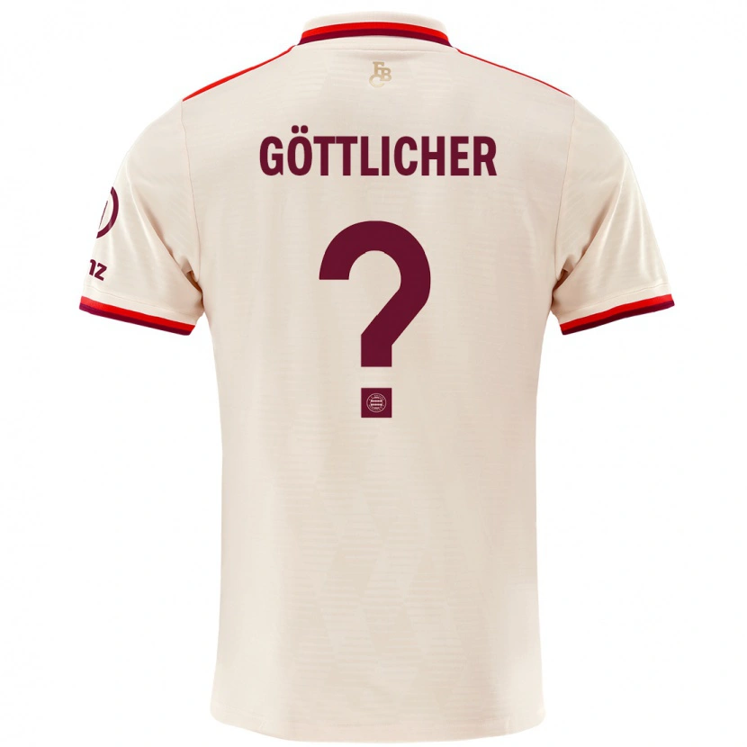 Danxen Kinder Moritz Göttlicher #0 Leinen Ausweichtrikot Trikot 2024/25 T-Shirt