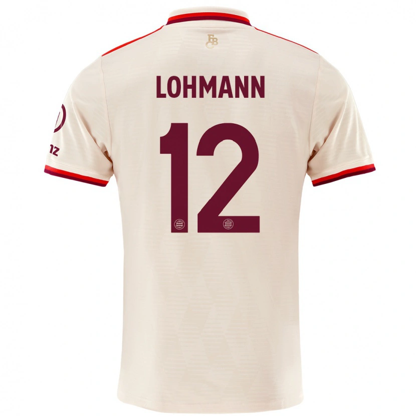 Danxen Kinder Sydney Lohmann #12 Leinen Ausweichtrikot Trikot 2024/25 T-Shirt