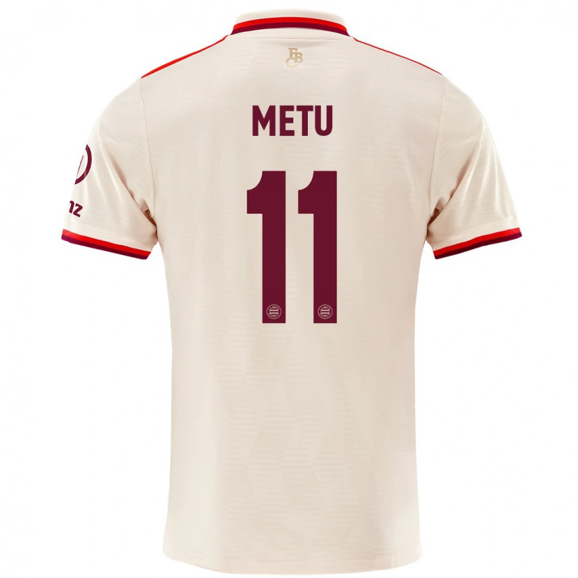 Danxen Kinder Emilian Metu #11 Leinen Ausweichtrikot Trikot 2024/25 T-Shirt