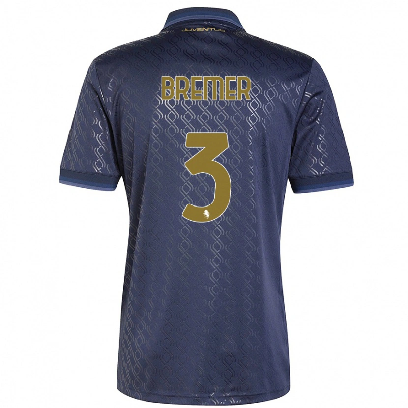 Danxen Kinder Bremer #3 Marineblau Ausweichtrikot Trikot 2024/25 T-Shirt