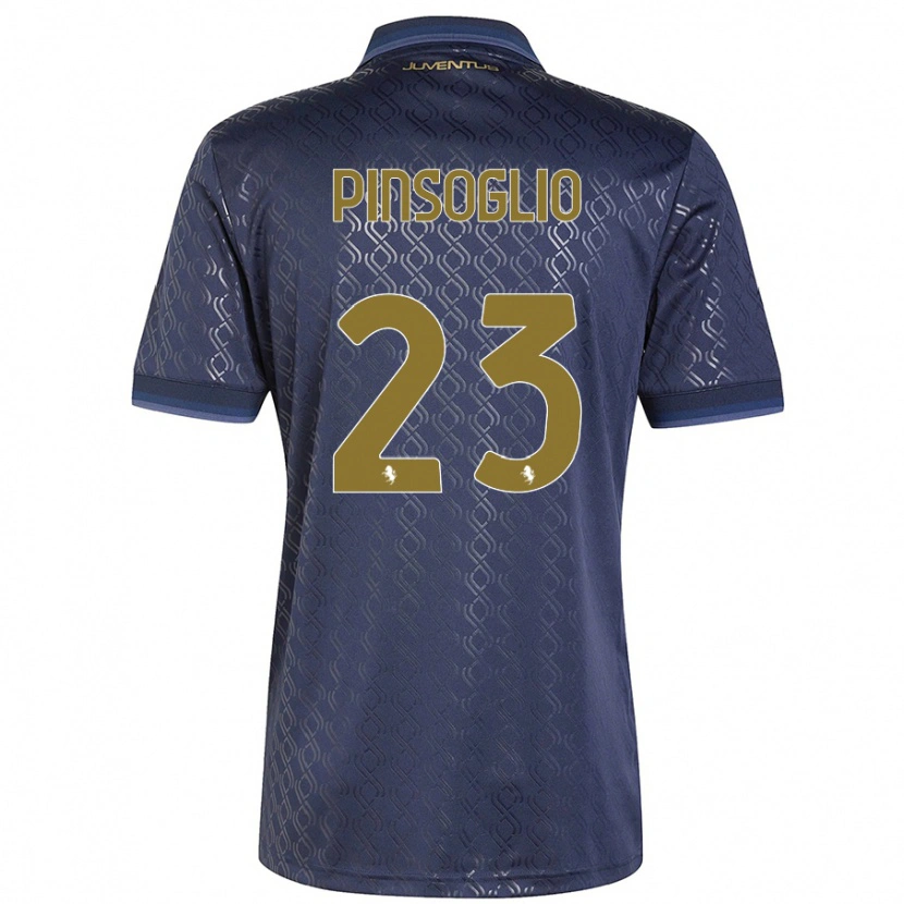 Danxen Kinder Carlo Pinsoglio #23 Marineblau Ausweichtrikot Trikot 2024/25 T-Shirt