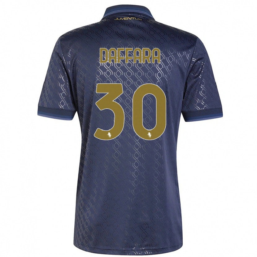 Danxen Kinder Giovanni Daffara #30 Marineblau Ausweichtrikot Trikot 2024/25 T-Shirt
