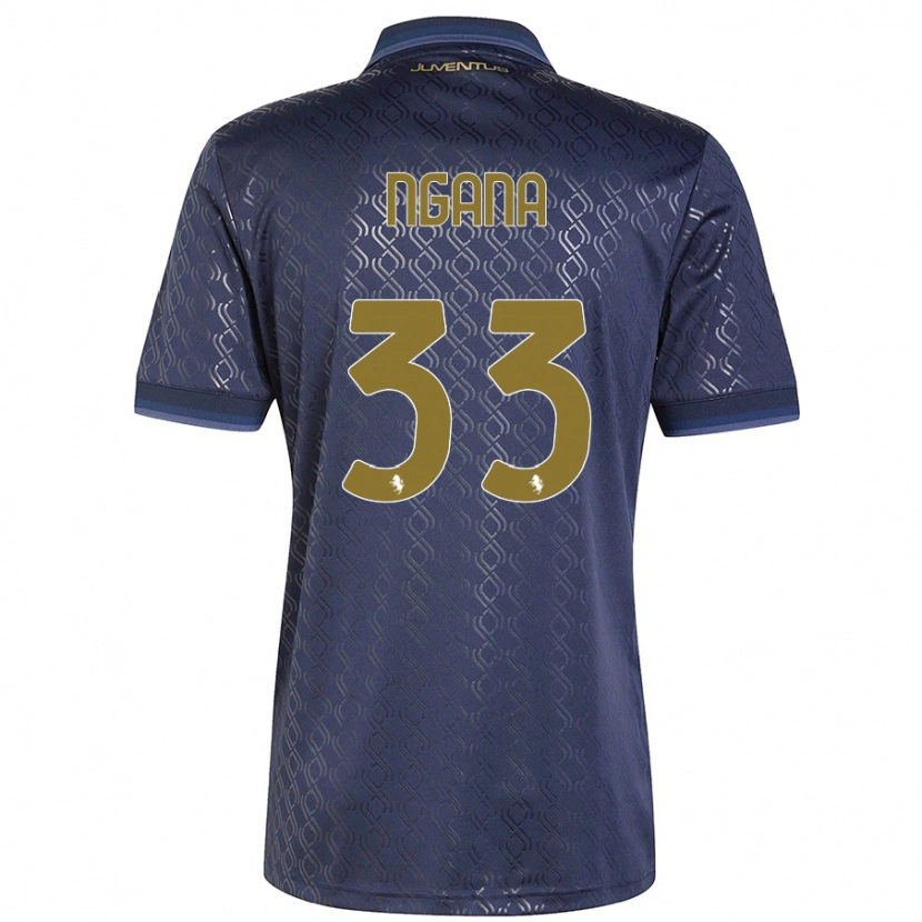 Danxen Kinder Valdes Ngana #33 Marineblau Ausweichtrikot Trikot 2024/25 T-Shirt