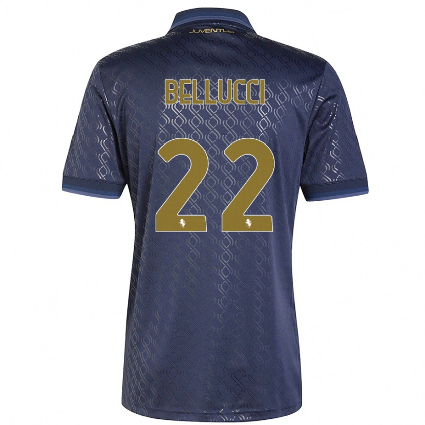Danxen Kinder Melissa Bellucci #22 Marineblau Ausweichtrikot Trikot 2024/25 T-Shirt